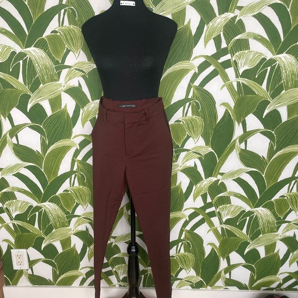 Zara Cropped Tapered Trousers - Picture 1 of 4